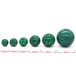 16mm 18mm 20mm 25mm 30mm 40mm Balls Malachite Turquoise Srone Sphere Reiki Healing Mineral Specimen Globe Chakra Home Decor Gift