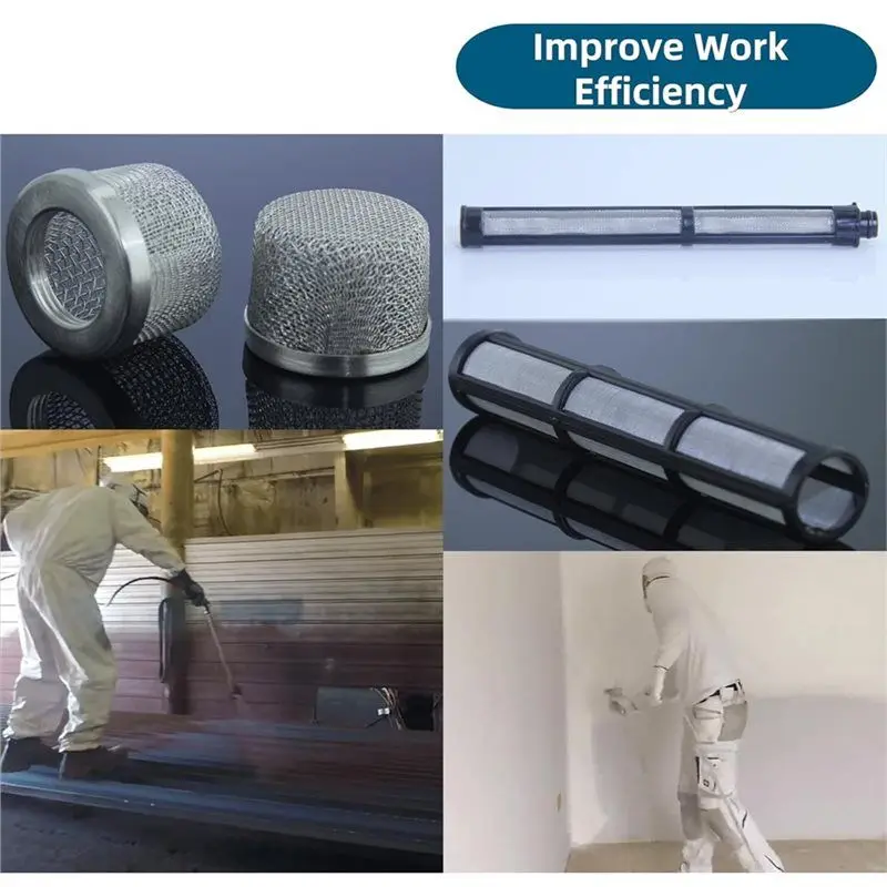 Exquisite-Paint Parts Compatible 181072 244067 287032 Airless Filter Screen Set 695 795 1095 1595 3900 5900
