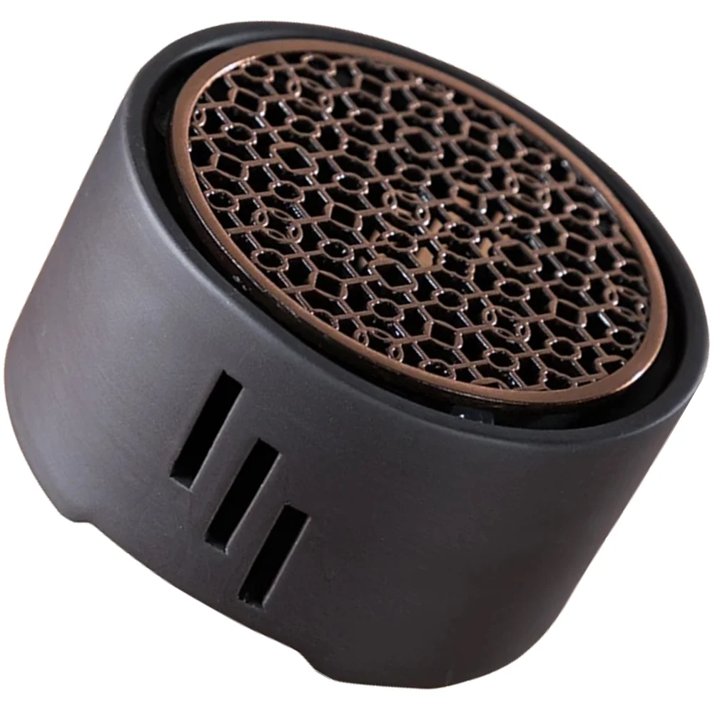

Black Infuser Top Transparent Heater Base Tea Warmer Teapot Stainless Steel Hollow Base Warm Stove Coffee Non Bottom