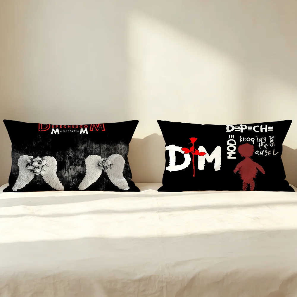 Rock Band D-Depeche M-Mode cushion cover Decorative For Sofa Office Living Room Bedroom Suitable For Bed Lumbar Support Pillows