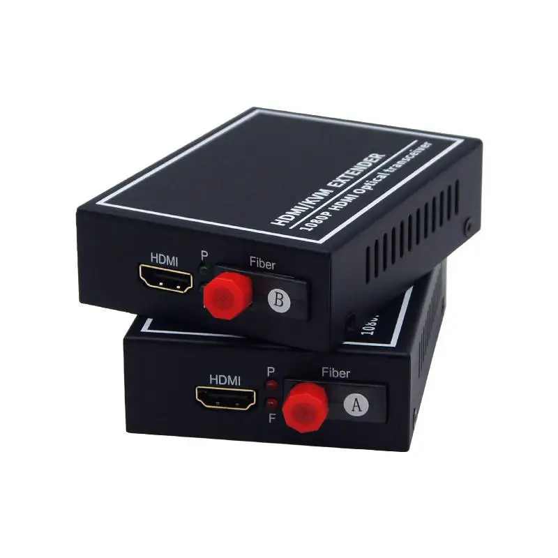 

1Pair HDMI to Optic Fiber Optical Transmitter and Receiver 20Km HDMI Transceiver FC 1080P HD MI Extender