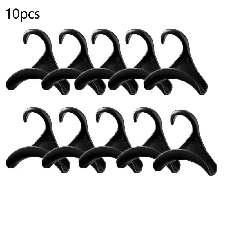 10PCS Durable Bag Rack Holder Home Closet Hat Silk Scarf Shawls Purse Handbag Storage Arched Hanger Hook wall Storage Hangers