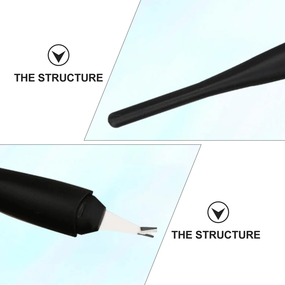 

5pcs Cuticle Remover Dead Skin Fork Stainless Steel Nail Art Tool V-Shaped Dead Skin Pusher For Personal Professional Use