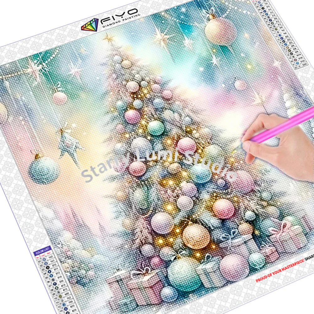Diamond Painting Kit Christmas - Resin Art Tree ulasan dan harga