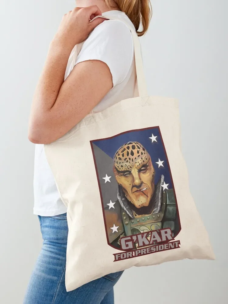 

G'Kar for President Tote Bag tote bag men's Cloth bag canvas tote canvas shopping