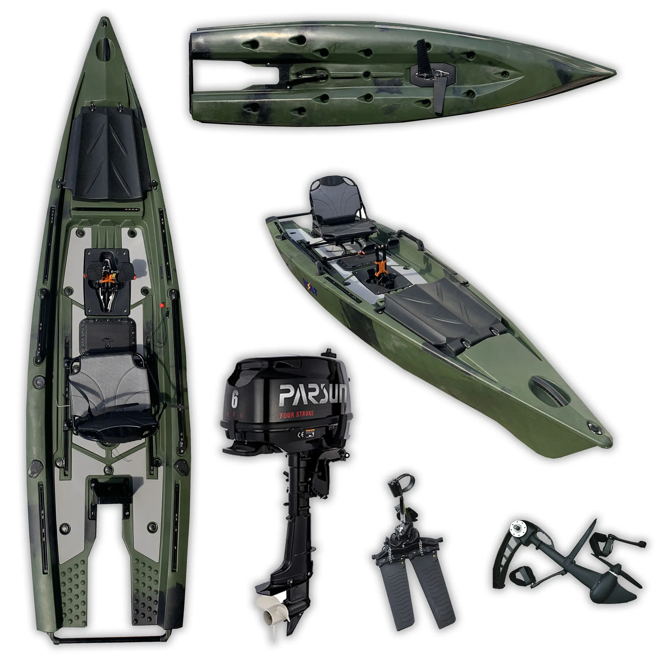 

2022 Solo Skiff Boats Fishing Canoe/kayak With Electric Motor