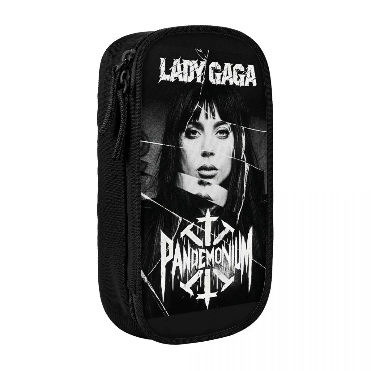 

Lovely Lady Gaga Mayhem Music Pencil Case Pencil Pouch Pen Box for Girls Boys Large Storage Bag School Supplies Gifts Stationery