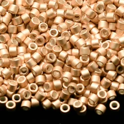 Miyuki Beads Metal Frosted Matte Glass Seed Beads 11/0 2000pcs Japan Delica Beads for DIY Jewelry Making