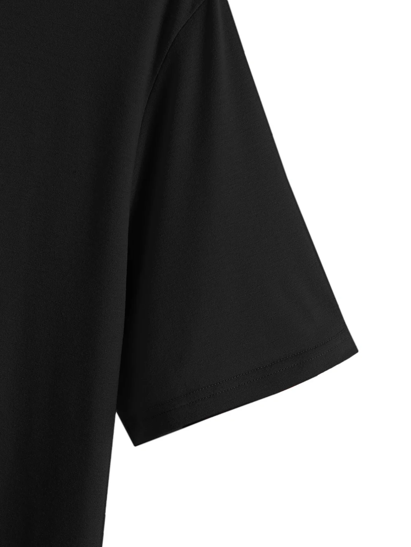 Men's American Graffiti Letter T-Shirt and Flared Pants Set – Versatile Casual Cross-Border Men's Two-Piece Set - view 4