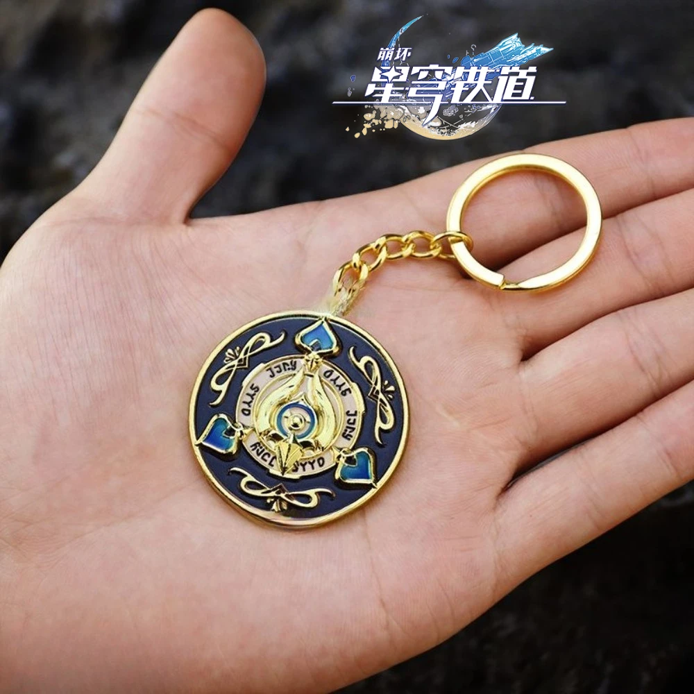 Honkai: Star Rail Anime Merch Breloczek Aventurine Ozdoba do Plecaka Zawieszka Prezent Świąteczny dla Fana Niezbędna Biżuteria