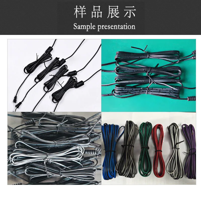 Floor-standing Automatic for Small 8 Shape Coiling Power Cord Cable Winding Tying Machine