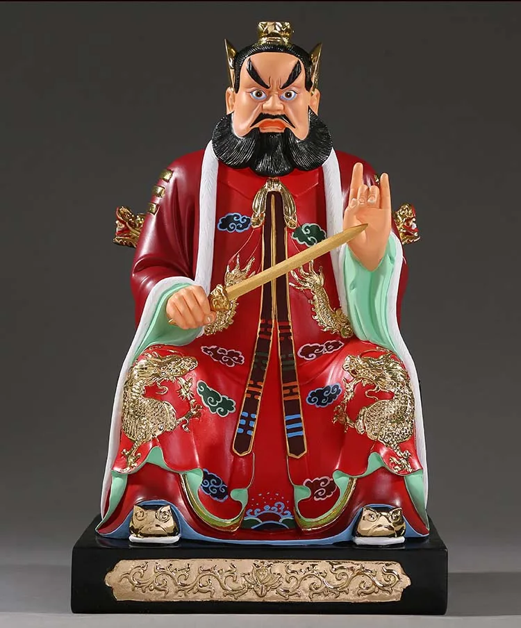 large Asia Temple Shrine HOME Effective protection eliminating evil Exorcism Daoist GOD ZHANG TIANSHI  FENG SHUI statue