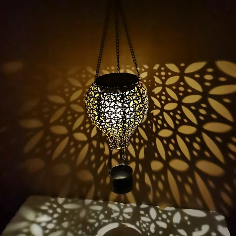 

Солнечный фонарь с воздушным шаром, цветочный полый фонарь на солнечной энергии, уличный водонепроницаемый фонарь с воздушным шаром-AA70