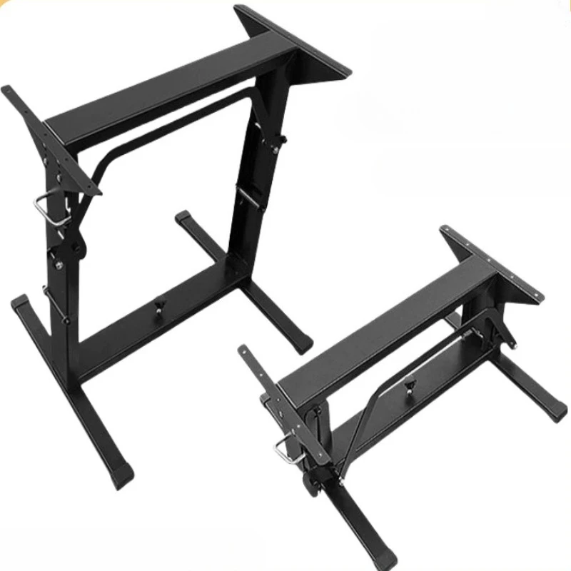 RV Adjustable  Table Leg Folding RV Modified Camping Carrying Convenient Iron Foldable Table Frame Table Legs Lifting Legs
