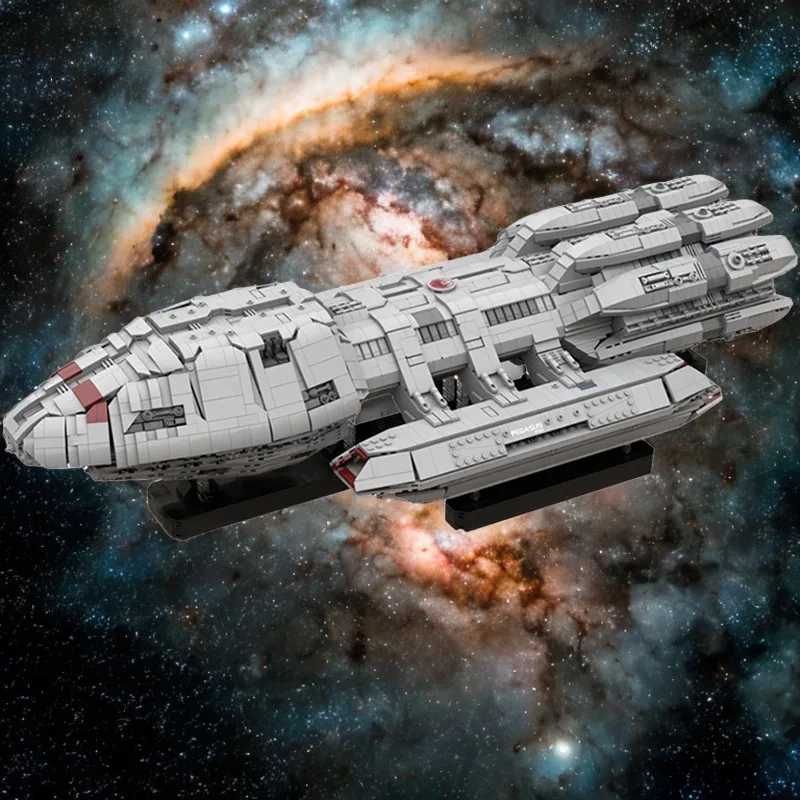 7162pcs MOC Battlestar Pegasus UCS Scale Other Model Building Blocks Construction DIY Kids Assemble Birthday Christmas Gift Toys