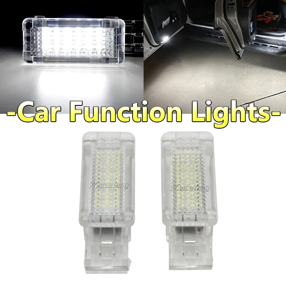 

2X LED Rear Number Plate Light For Benz W203 4D 5D W207 W240 R171 Coupe W209 Viano W639 Wangon W176 W246 C117 X156 CANBUS