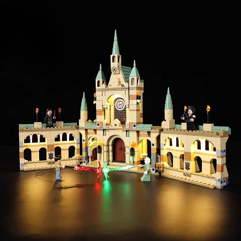 LED Lighting Set Suitable For LEGO The Battle of Hogwarts 76415(Not Including Building Blocks)