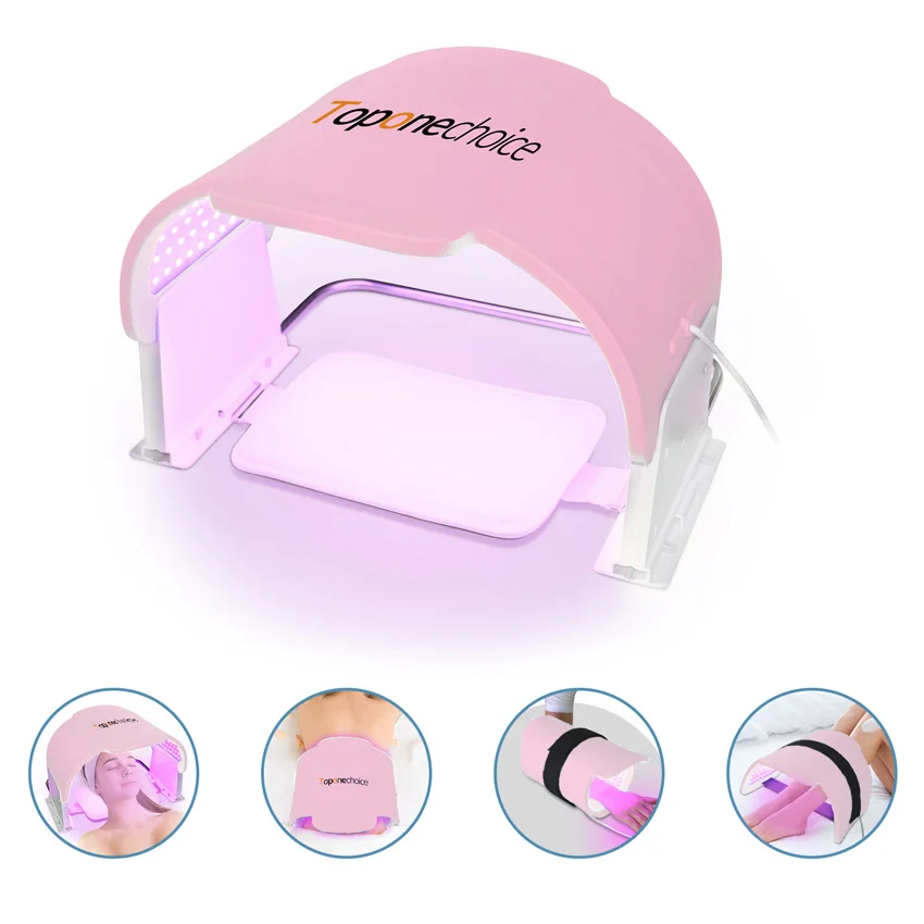 7 Colors Soft Silicone 3 in 1 LEDs Photodynamic Body Face Beauty Therapy Machine for Skin Rejuvenation Firming Whitening