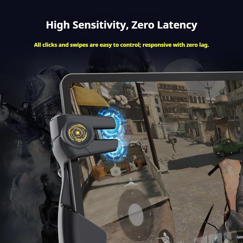 قبضة وحدة تحكم ألعاب الكمبيوتر اللوحي المريحة من سلسلة MEMO AK-PAD لـ PUBG Call of Duty FPS - وحدة تحكم ألعاب الكل في واحد خاصة بالكمبيوتر اللوحي