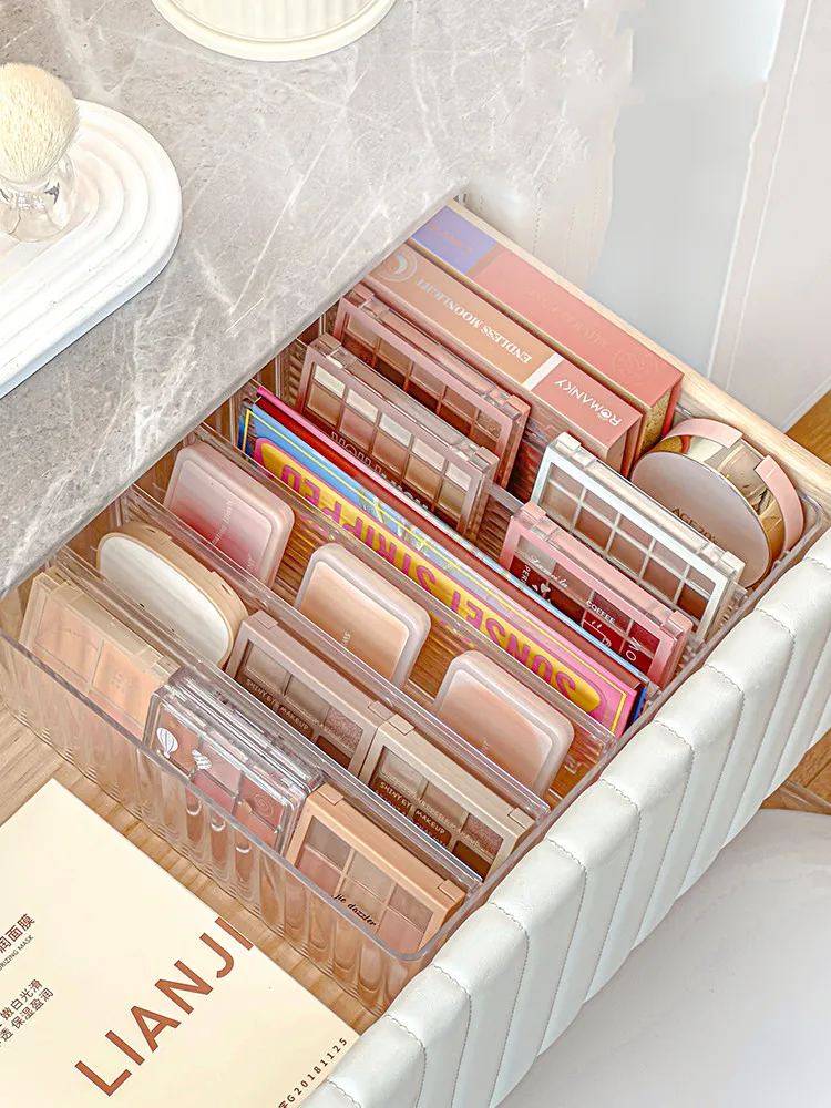 Eyeshadow Palette Organizer Eyepowder Storage Tray Cosmetics Rack Makeup Tools Compartment Holder For Women Makeup Organizer