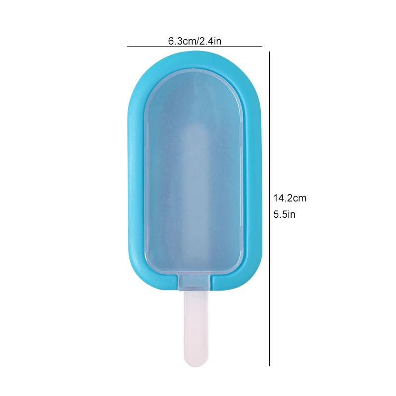 FAIS DU Stackable Popsicle Molds Reusable Silicone Ice Cream Mold DIY Dessert Ice Cream Mold with Stick Multicolour Silicone