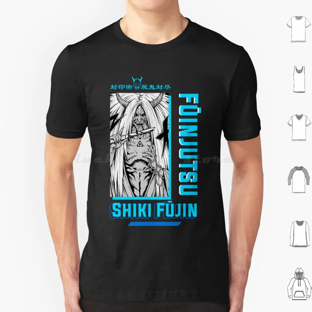 Fūinjutsu Shiki Fūjin-Streetwear Style T Shirt Cotton Men Women DIY Print Fūinjutsu Shiki Fūjin Streetwear Style Anime Art