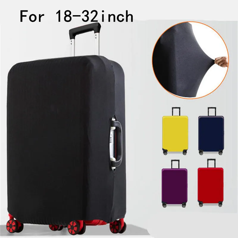 

Чехол для чемодана S/M/L/XL, защитный чехол для багажа, эластичный чехол для чемодана, защита от пыли, подходит для чемоданов 18-32 дюйма