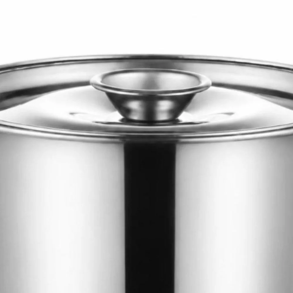 Versatile 304 Stainless Steel Stew Pot With Lid 800ml/1600ml Seasoning Container Mixing Bowl With Lid For Ceramic Stove
