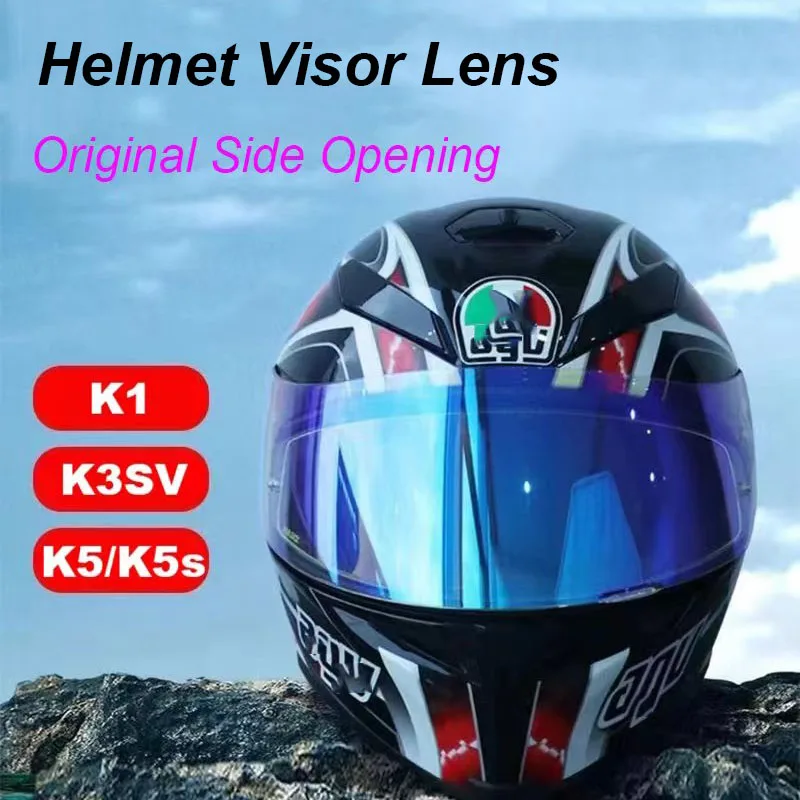 

Casco K1 K3SV K5 K5S Original Side Opening Helmet Visor Windshield Anti-UV Lens Capacete De Moto K1 MotorcycleHelmet Accessories