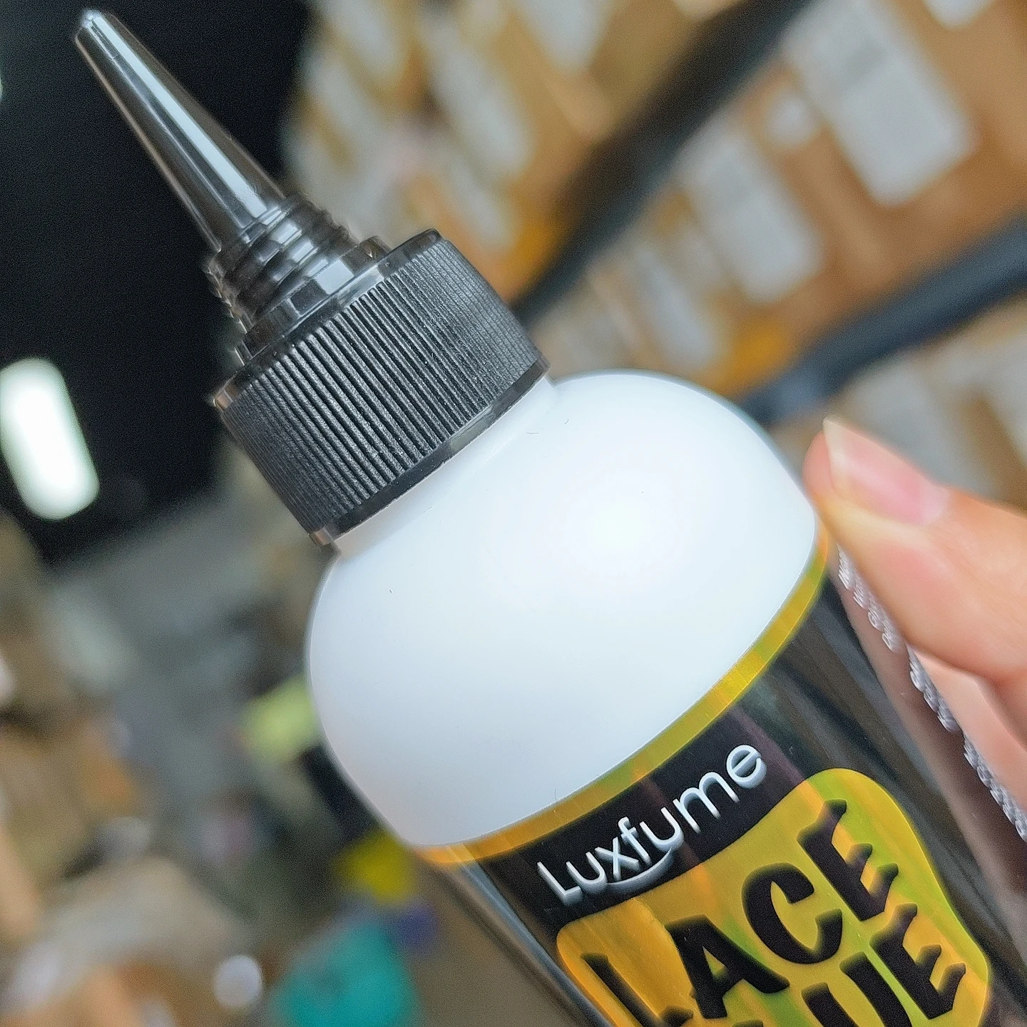 set di kit per l'installazione della parrucca colla Parrucca incollata adesivi con colla forte per il controllo del bordo impermeabile anteriore del pizzo per parrucche in pizzo