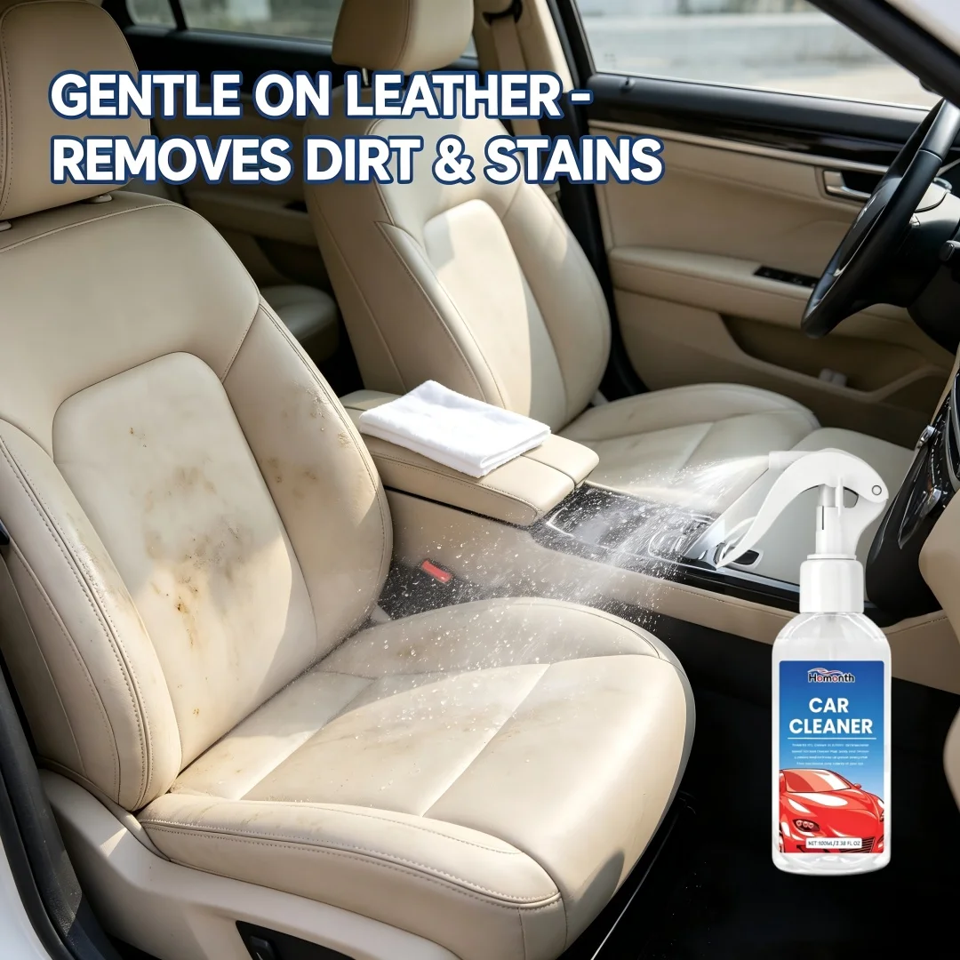 

100ml Car Cleaner Spray, All-Purpose Car Interior & Exterior Cleaning Agent, Removes Stains, Grease & Dirt, Quick & Easy Use