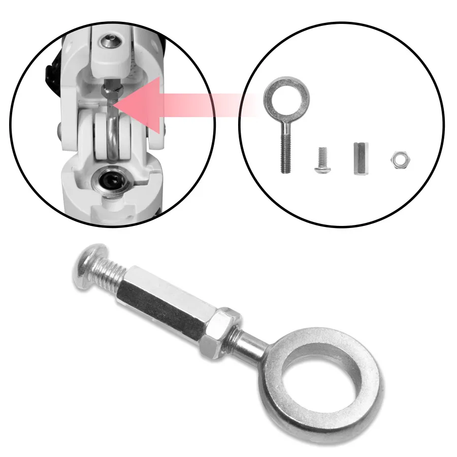 Shaft Locking Buckle Assembly kit For Xiaomi M365 Electric Scooter Replacement Part with Pull Ring Screw Folder Hook Kits