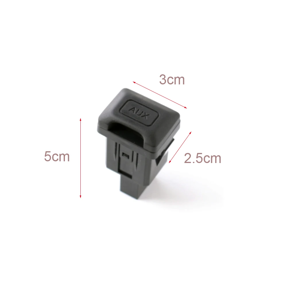 Car CD Radio Stereo 3.5mm Music Auxiliary In Jack Aux Input Cable Adapter For Honda CRV Civic 8 Generation Accord
