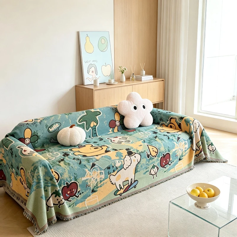 Anti‑Scratch Couch Slipcover Universal Sofa Furniture Protector Pet Dog Cat Friendly Washable For Living Room Home Decor