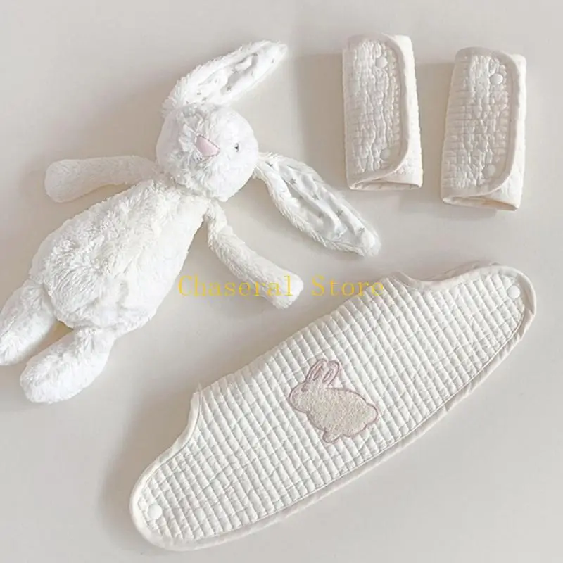 E7CE 유아 침포 턱받이 면화 편안한 흡수 타월 여행 및 매일 사용 베이비 캐리어 라이너 보호 패드