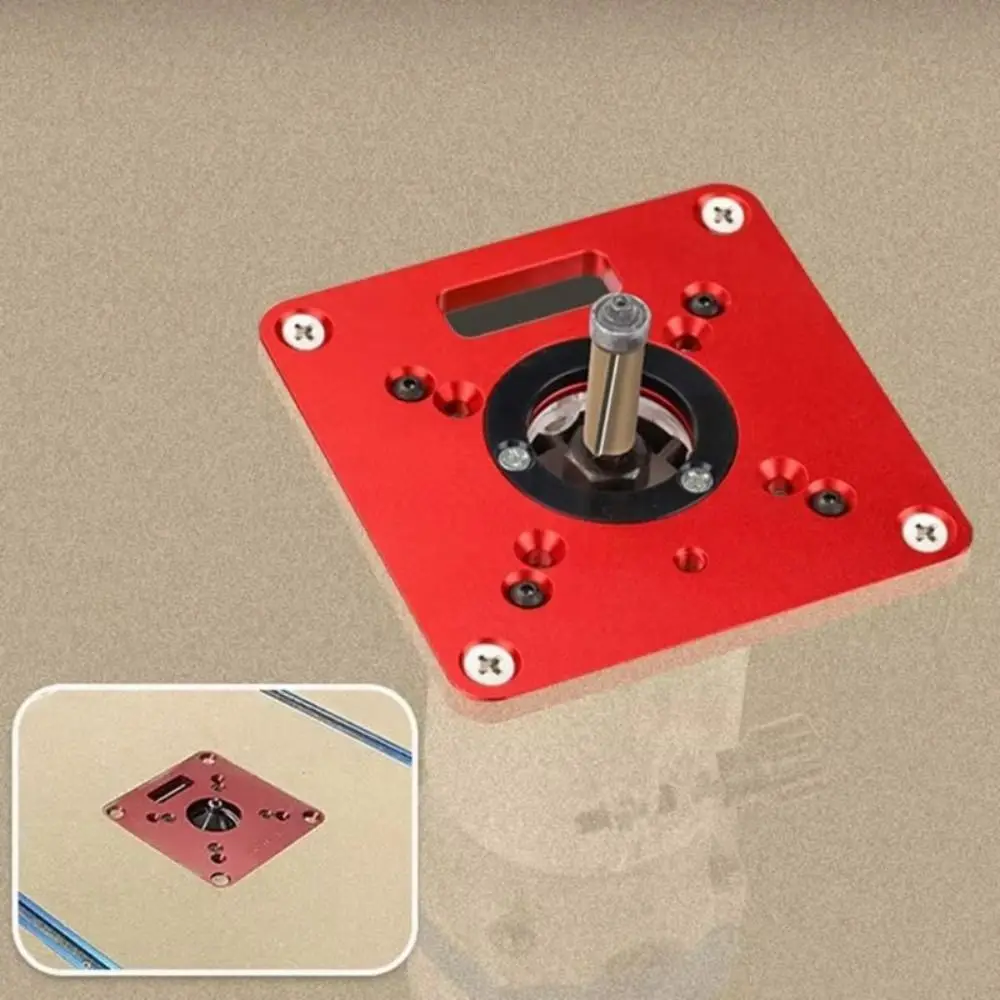 

Aluminum Router Table Insert Plate Engraving Insert Base Plate Trimming Machine Board Anti-slip Repair Machine Plate