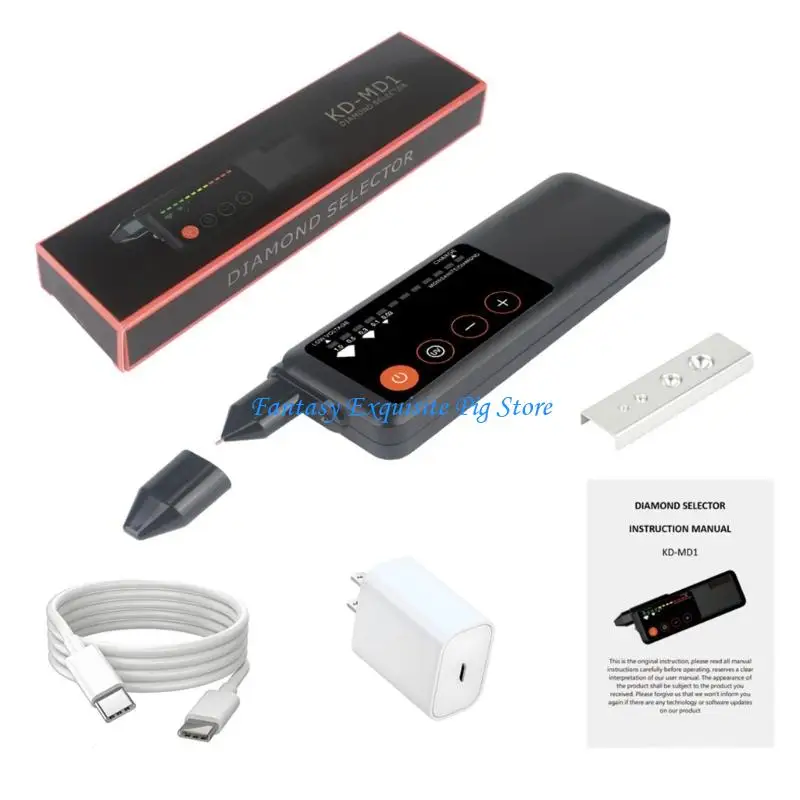 

HXBF Diamonds Testing Tool Plastic Diamonds Testing Device for Jewelers and Lover