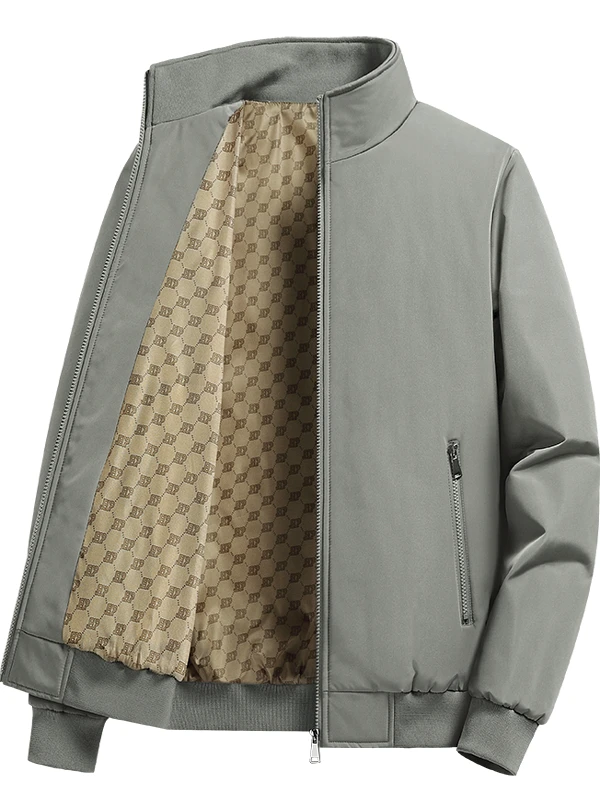 

Lightweight Men's Jaet Spring Autumn 2025 New Dad Sle Casual Stand Collar Vest Windproof Men's Clothing Outerwear