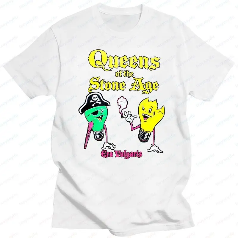 Queens TEE of The Stone Age T-shirt ERA VULGARIS STONER SLUDGE ROCK KYUSS Graphic Tshirts Men Women Unisex Fashion Tops Tee