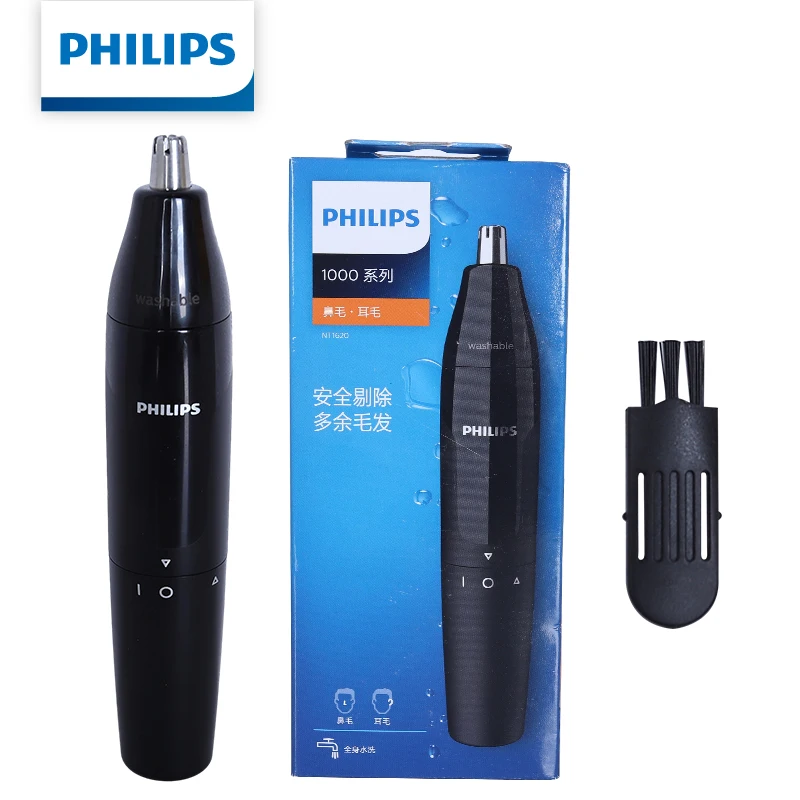 

Philips Painless Nose Hair Trimmer NT1620 Series 1000 Waterproof Nose Ear Eyebrow Clipper Portable Men Women Grooming Tool