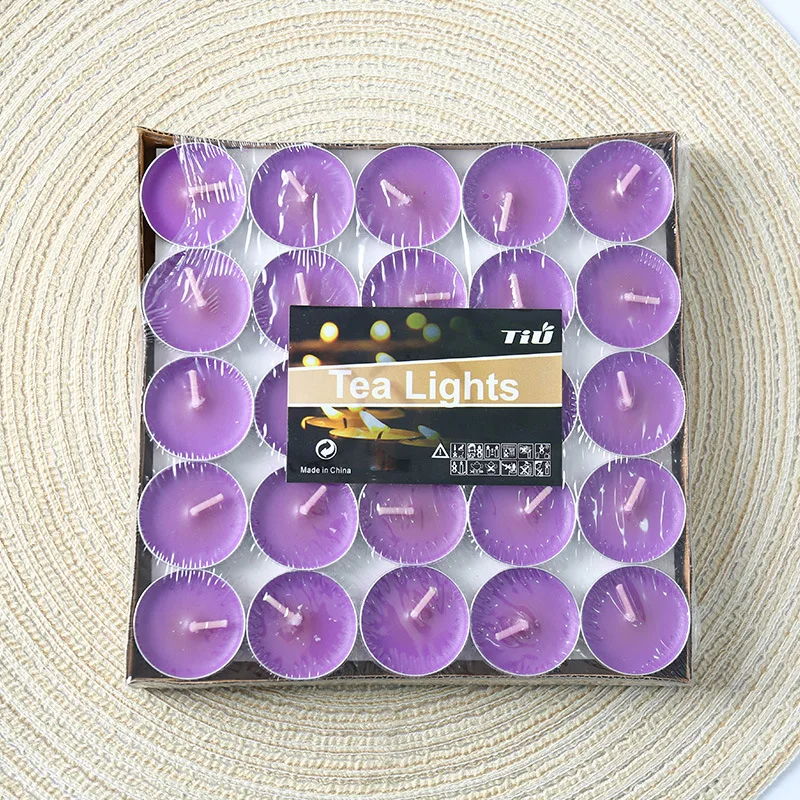 Wedding Round Tea Wax Restaurant Thermal Wax Proposal Display Small Candles Prayer Lighting Emergency Candles