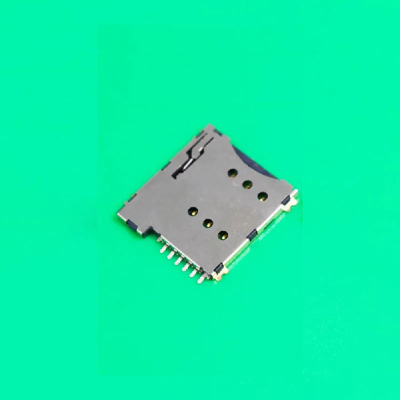 10pcs SIM slot per scheda Micro SIM 6P 6-Spille adattatore connect uso per il telefono del Supporto di carta auto tipo di spinta