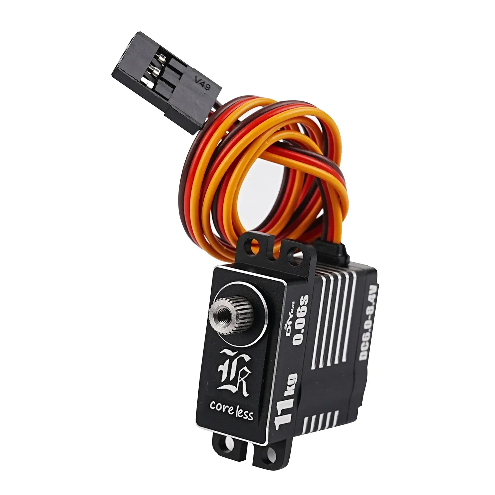 Servo micro digitale Servo motore coreless da 11 kg Servo programmabile con ingranaggi completamente in metallo 180/270/360 gradi per auto RC