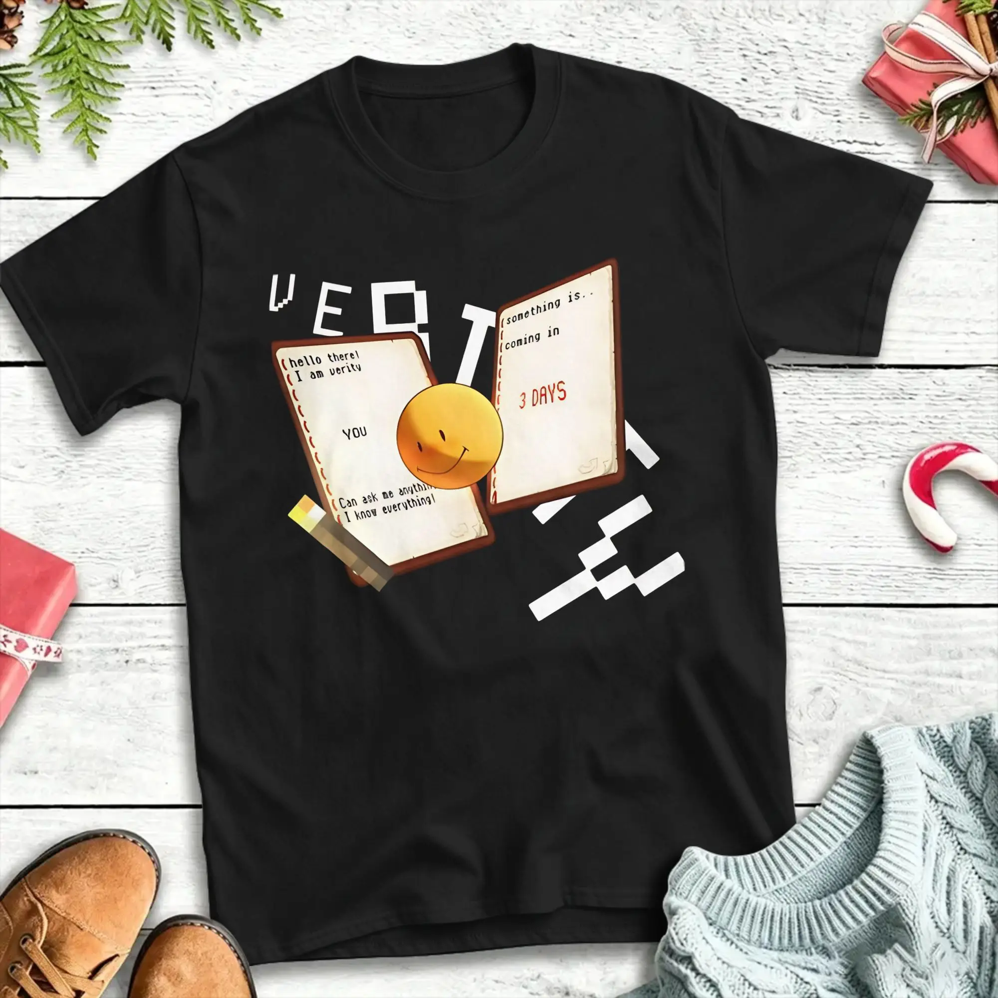 Verity Horror  100% Cotton T Shirts  Fashion Tee Shirt for Couple Summer Aesthetic Print Short Sleeve Top Tees