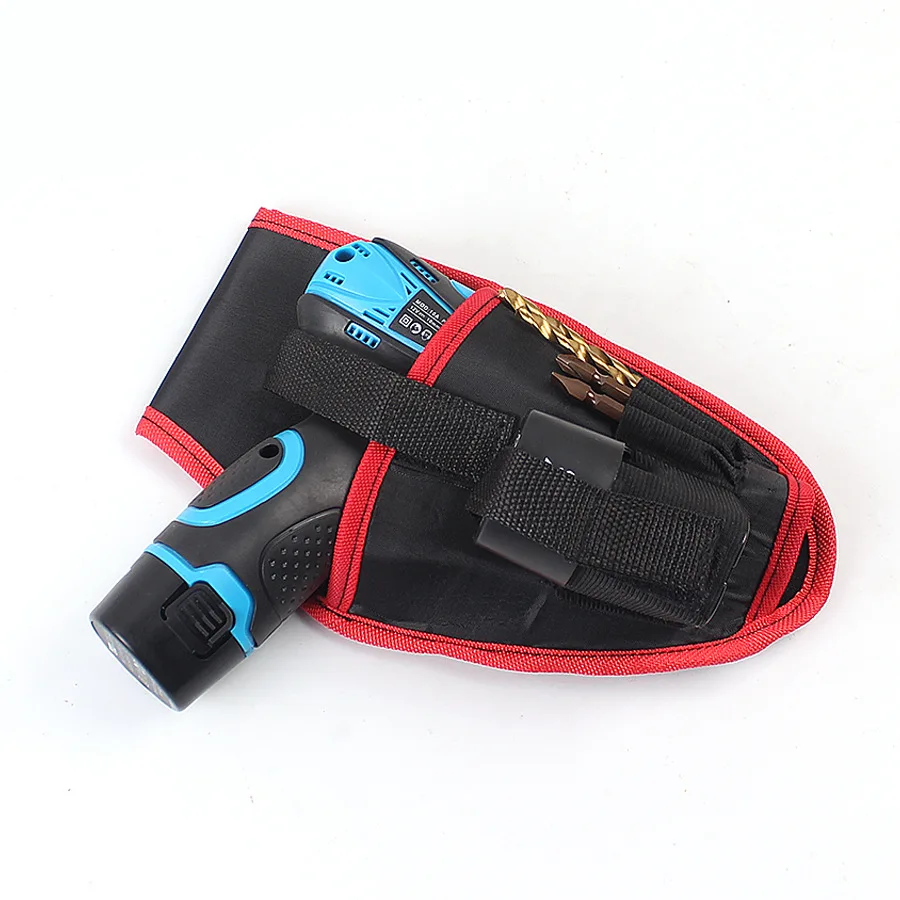 Tools Carry Pouch Portable Cordless Drill Holder Pocket Waterproof Drill Cordless Screwdriver Waist Tool Bag for Tool Storage