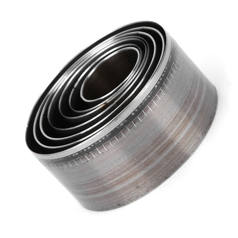 

Набор из 7 инструментов для пробивания кожи из углеродистой стали: круглый вырубной инструмент, предотвращающий деформацию, дырокол для кожи