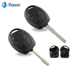 YIQIXIN Remote FO21 HU101 Blade 3 Button Car Key Shell Case Fob For Ford Focus Mondeo Festiva Fusion Suit Fiesta KA Auto Cover