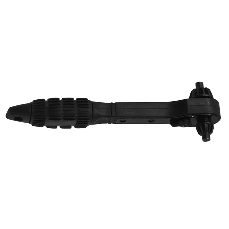 Llave de mandril de taladro 2 en 1, llave de trinquete rápido negro, dos llaves dobles más nuevo modelo duro