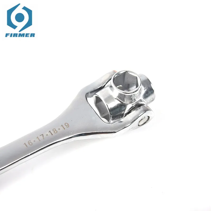 Universal Wrench Rotating Multi-function Dog Bone Socket Wrench Eight-in-one-in-1 Multi-purpose 360-degree Magnetic