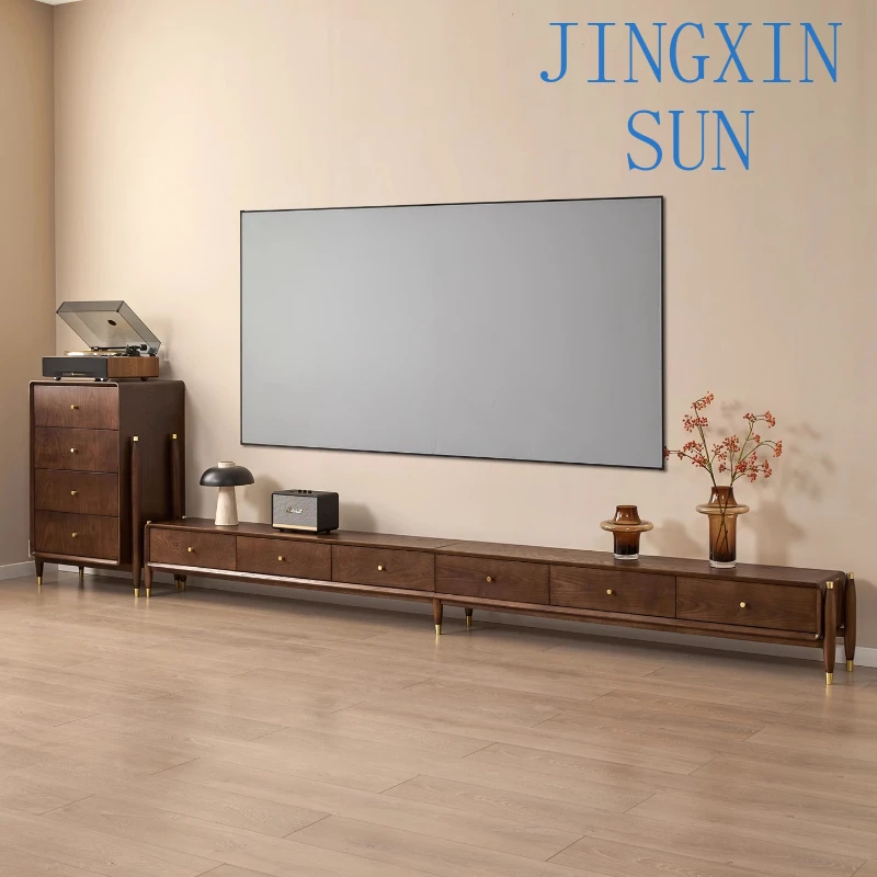 Entertainment Center TV Stand Modern Electric Fireplace Floating Wood Console Storage Cabinet Comoda Living Room Furniture